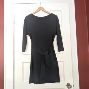 Club Monaco Dark Green Long Sleeve Dress
